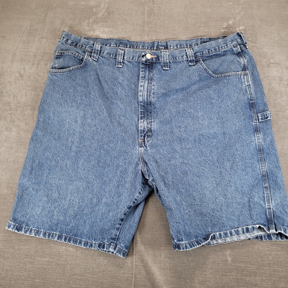 Wrangler Vintage Carpenter Jeans Shorts‎ Men Actual Size 44 Blue Skater Baggy